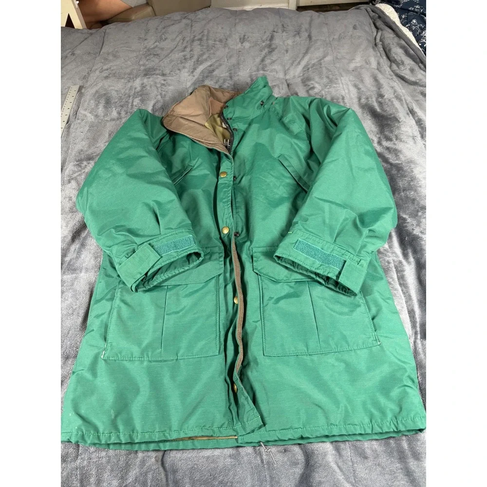 LL Bean‎ Maine Wardens Parka Mens M Green Gore-Tex Vintage Made in USA Jacket